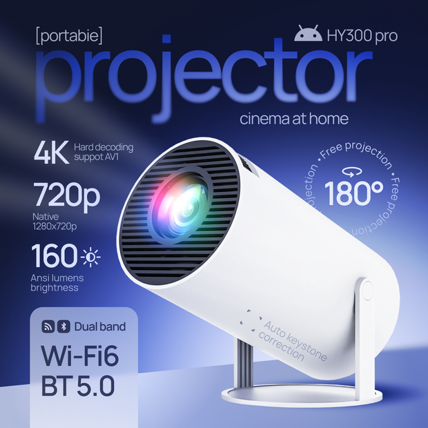 Portable Pro Projector By Ruvier