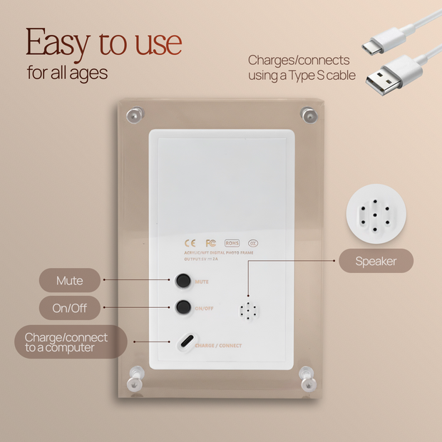 Digital Photo & Video Frame By Ruvier